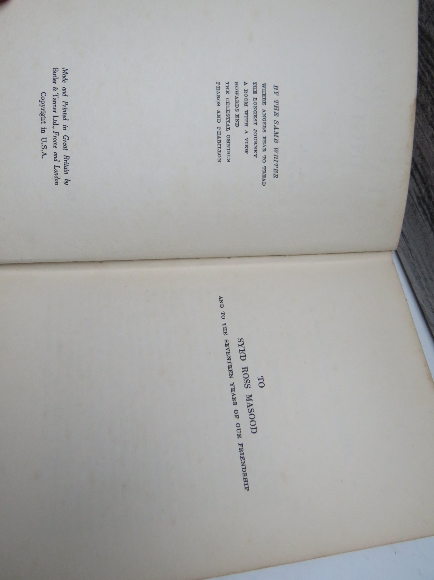 A Passage To India By E. M. Forster 1924 1st Edition book image 5