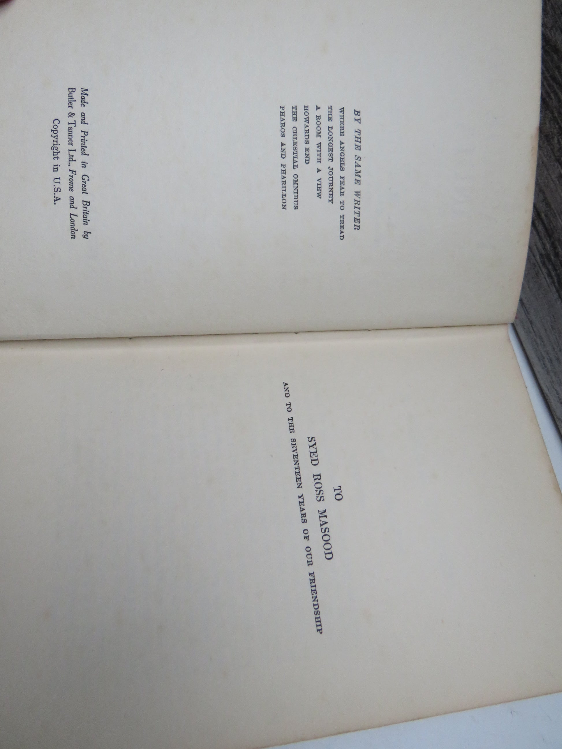 A Passage To India By E. M. Forster 1924 1st Edition book image 5