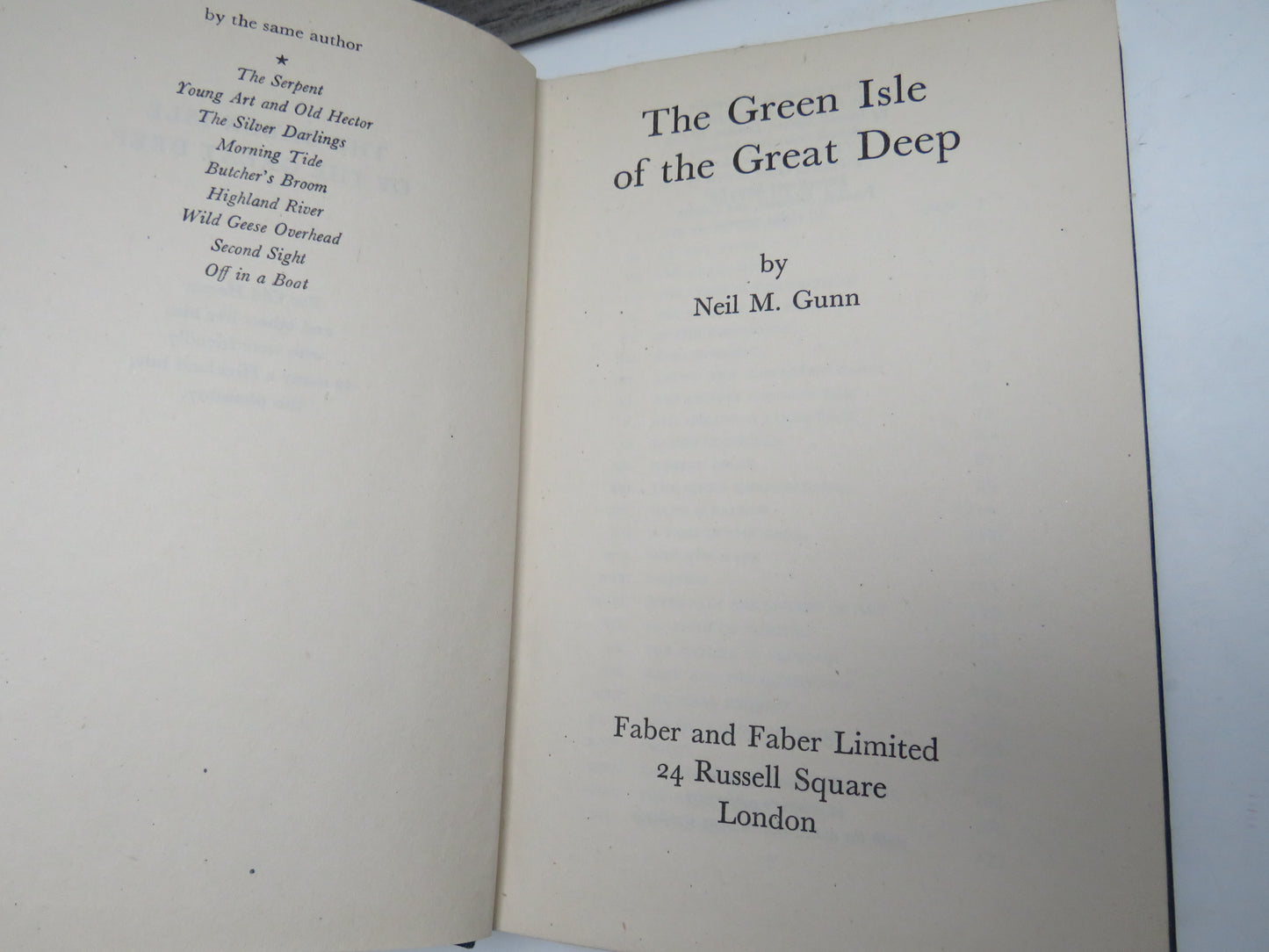 The Green Isle of the Great Deep by Neil M. Gunn 1944 book image 3