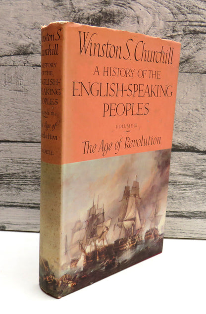 Winston S. Churchill, A History of the English-Speaking Peoples, Volume III, The Age of Revolution,  book front cover