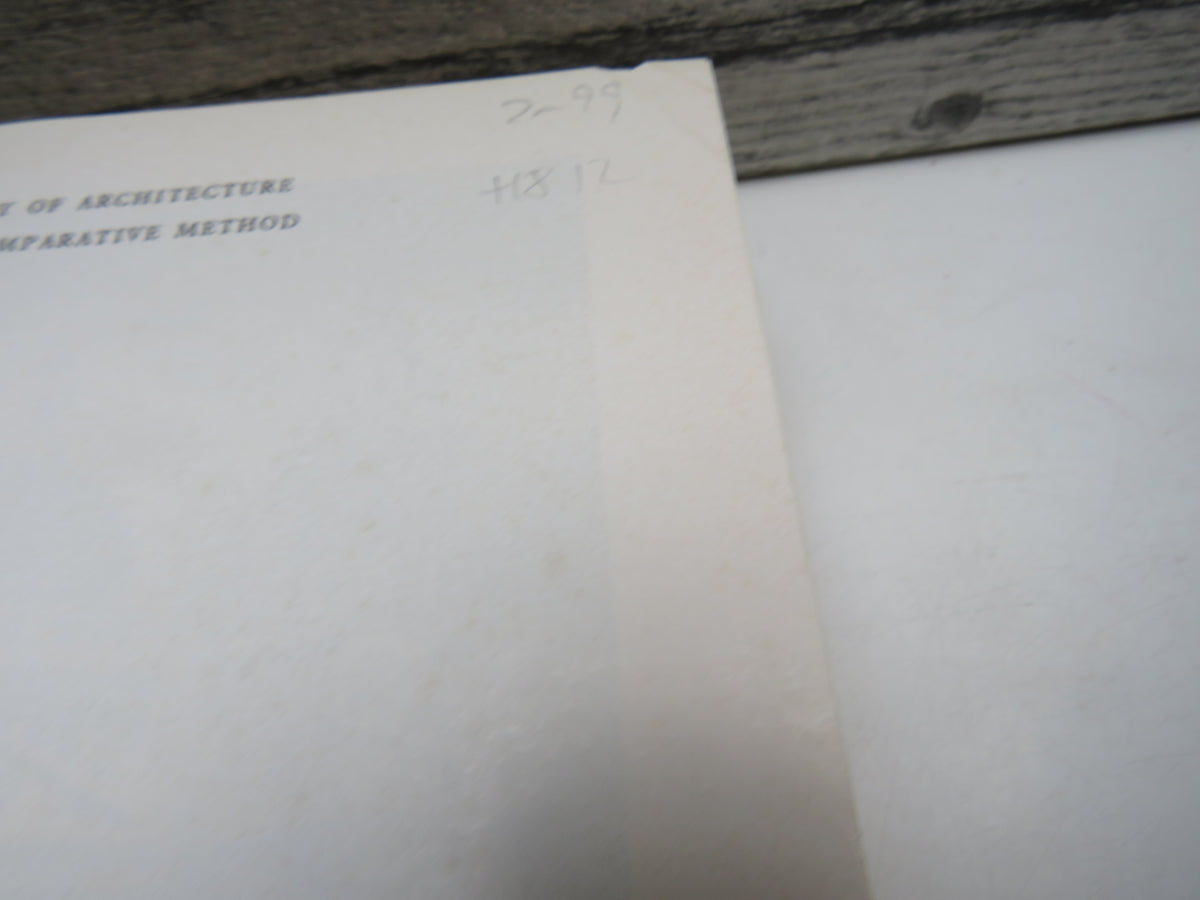 A History of Architecture On The Comparative Method By Sir Banister Fletcher 1967