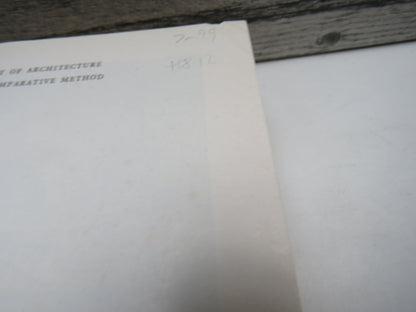 A History of Architecture On The Comparative Method By Sir Banister Fletcher 1967