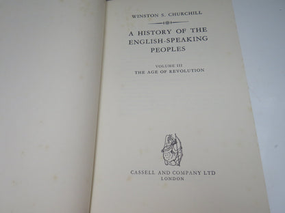 Winston S. Churchill, A History of the English-Speaking Peoples, Volume III, The Age of Revolution,  book image 3
