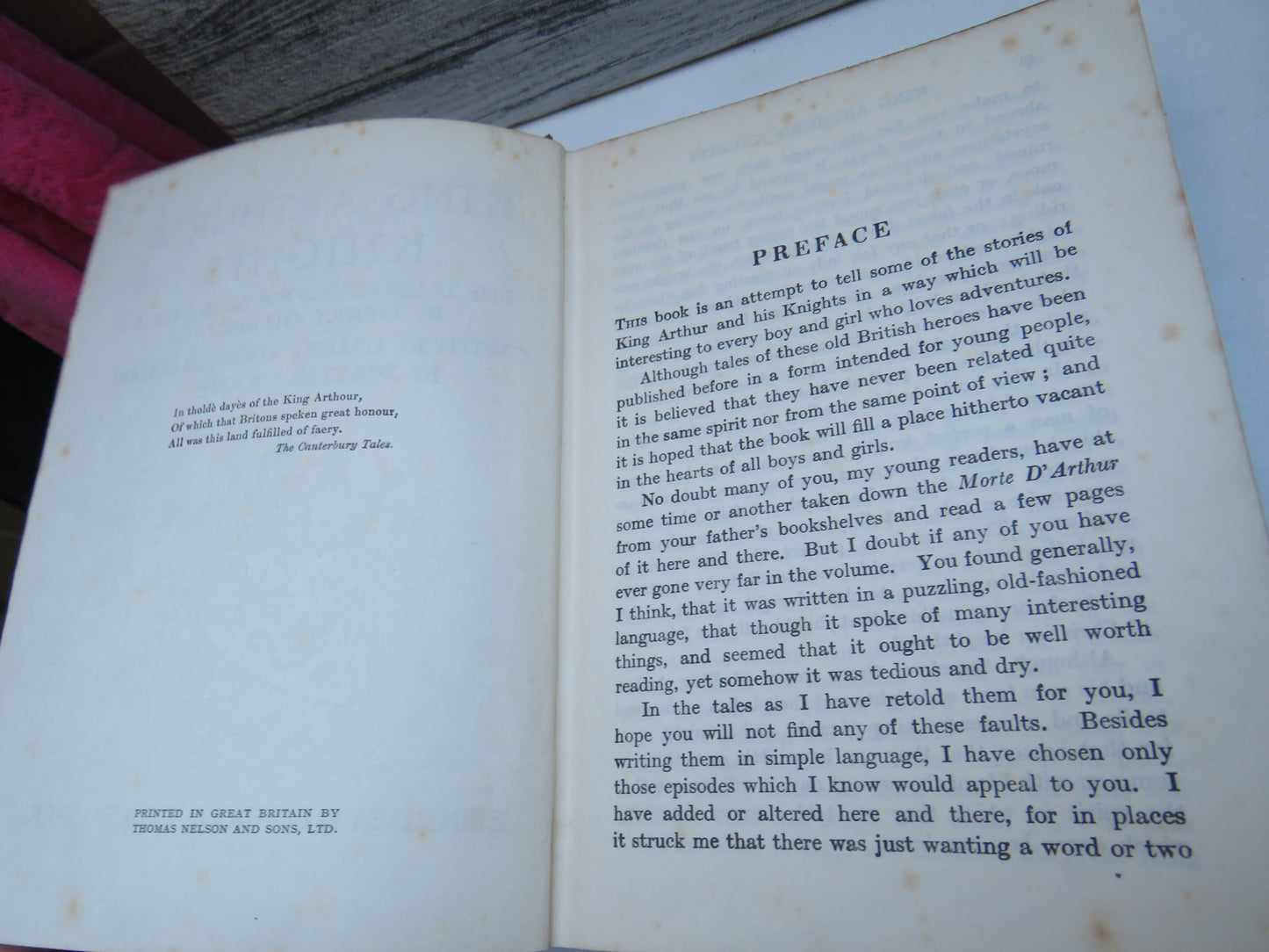 King Arthur's Knights: The Tales Re-Told For Boys & Girls By Henry Gilbert With 16 Illustrations By Walter-Crane