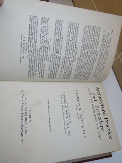 Architectural Practice and Procedure A Manual For Practitioners & Students By Hamilton H. Turner 193 book image 3