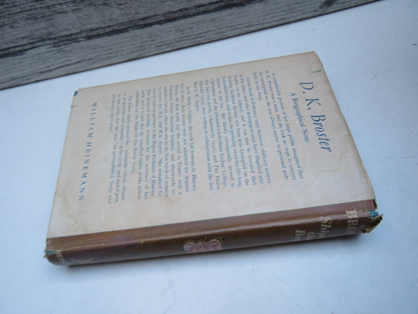 Ships In The Bay By D.K. Broster 1950