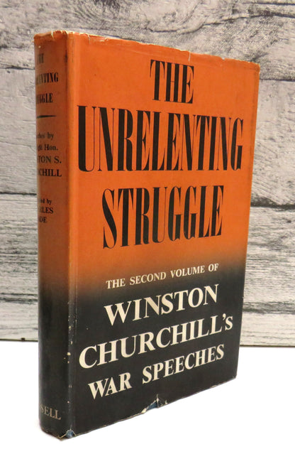 The Unrelenting Struggle, The Second Volume of Winston Churchill's War Speeches, 1942 book front cover