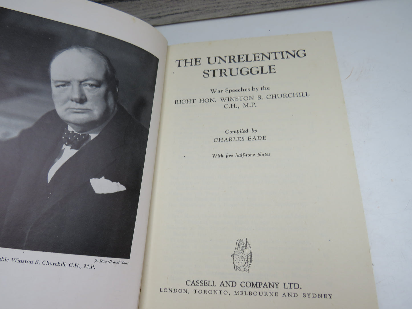 The Unrelenting Struggle, The Second Volume of Winston Churchill's War Speeches, 1942