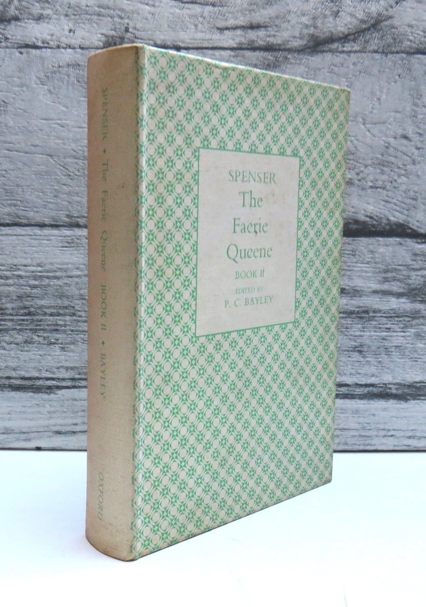 Spenser The Faerie Queene Book II Edited By P.C. Bayley 1965