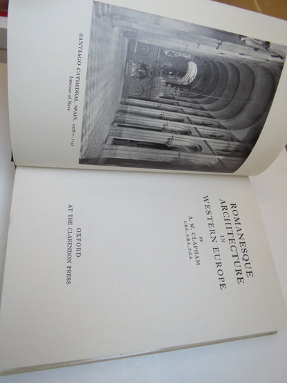 Romanesque Architecture In Western Europe By A. W. Clapham 1967 book image 3