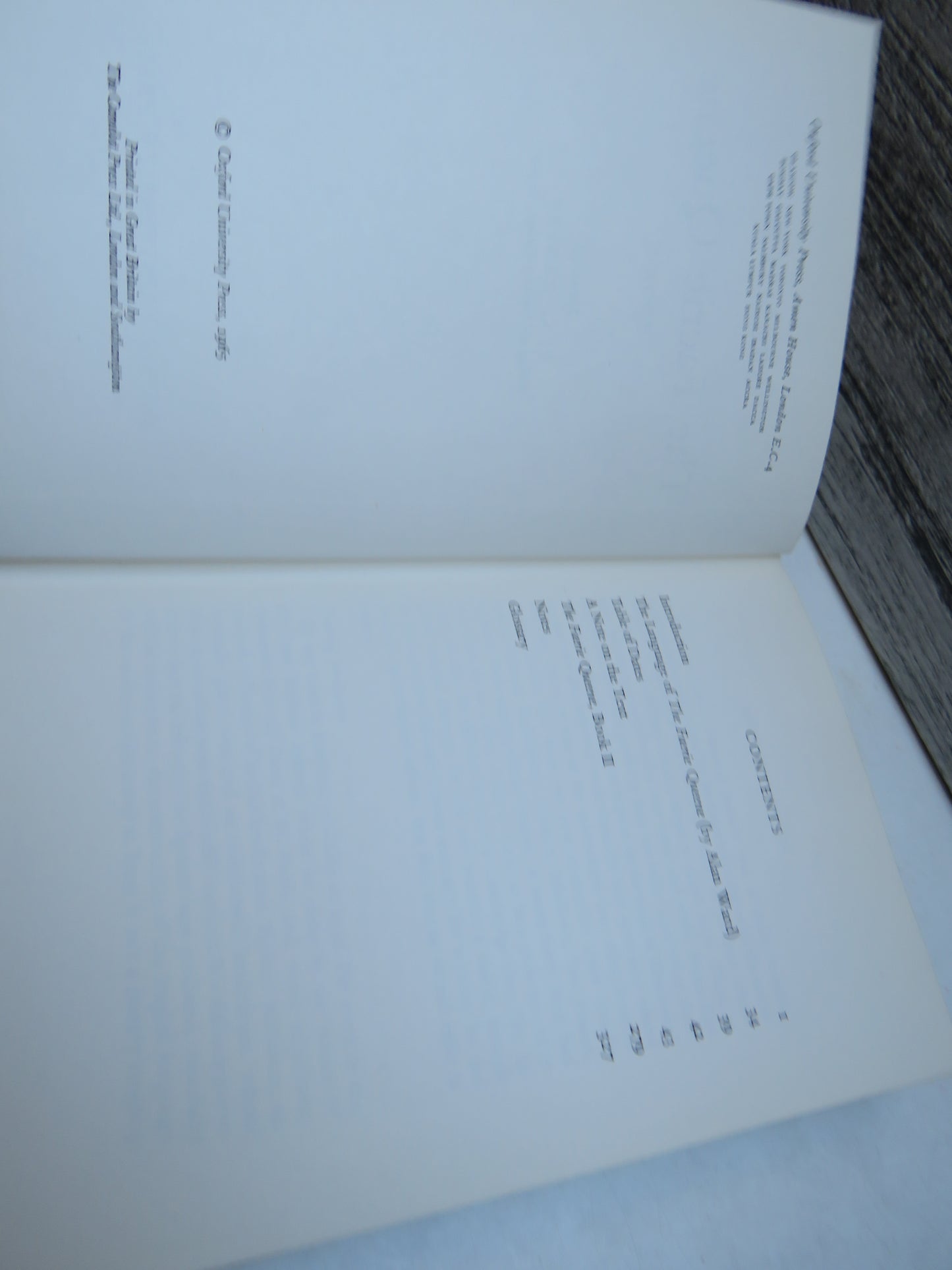 Spenser The Faerie Queene Book II Edited By P.C. Bayley 1965