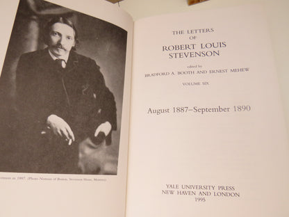 The Letters of Robert Louis Stevenson Volumes 1-8, 8 Volume Complete Set book image 4