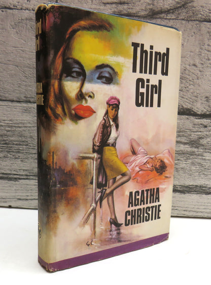 Third Girl by Agatha Christie, 1966, Vintage Crime Book book front cover