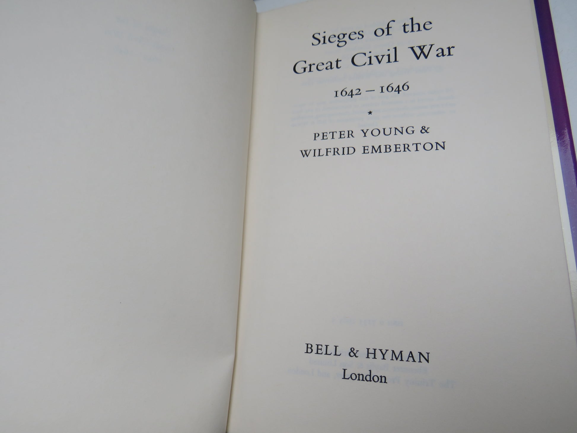 Sieges Of The Great Civil War 1642-1646 By Brigadier Peter Young & Wilfred Emberton 1978 book image 3