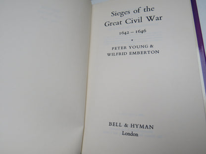 Sieges Of The Great Civil War 1642-1646 By Brigadier Peter Young & Wilfred Emberton 1978 book image 3