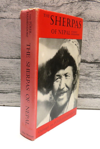 The Sherpas of Nepal, Buddhist Highlanders by Christoph von Furer-Haimendoft, 1964 book front cover