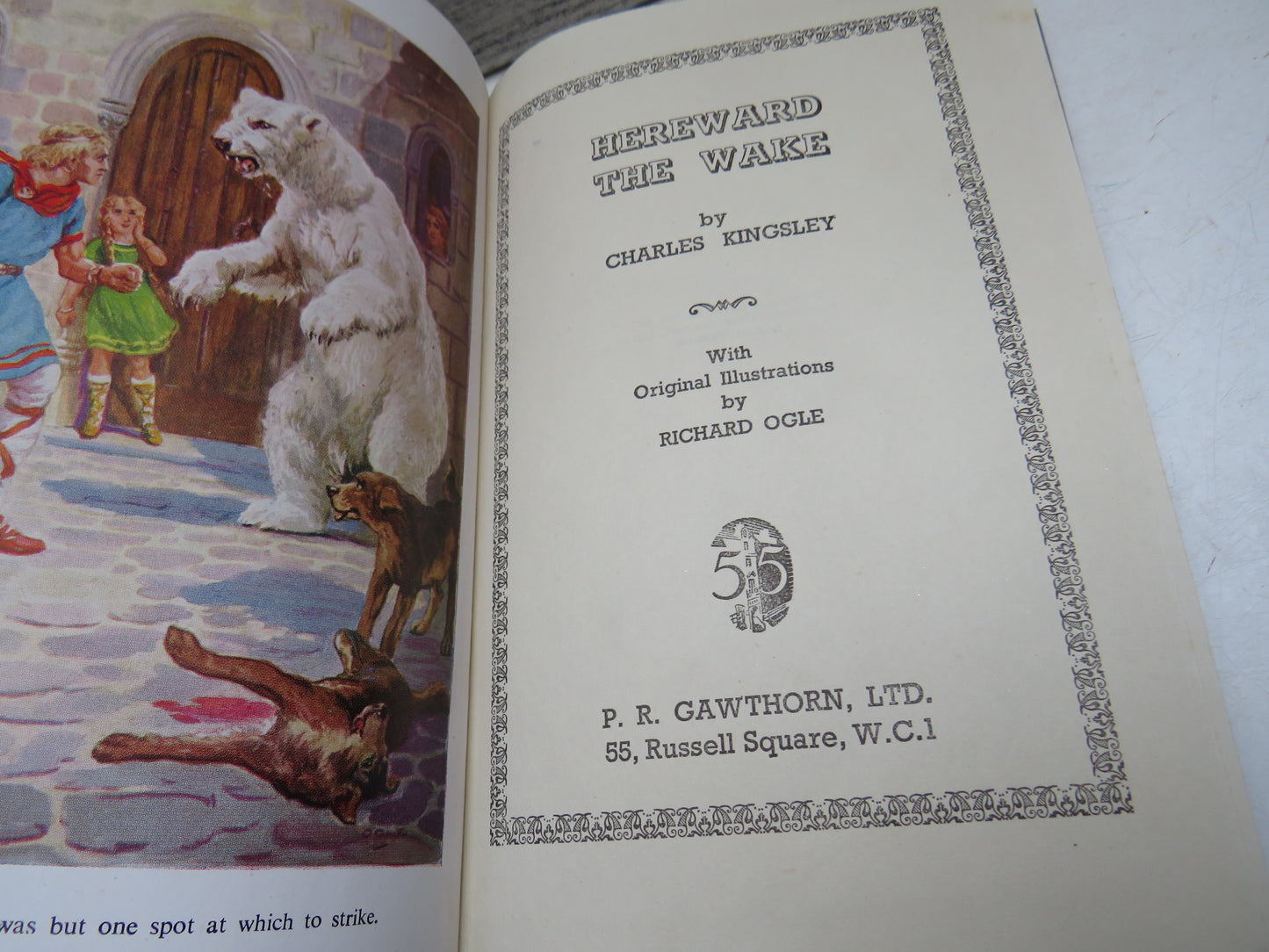 Hereward The Wake By Charles Kingsley With Original Illustrations By Richard Ogle