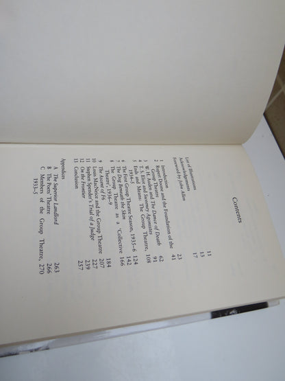 Dances of Death, The Group Theatre of London in the Thirties by Michael J. Sidnell, 1984 book image 5