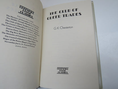 The Club of Queer Trades by G. K. Chesterton, 1987 book image 3