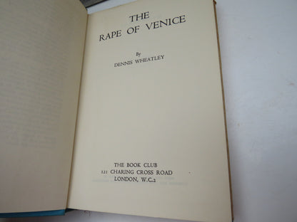 The Rape of Venice by Dennis Wheatley, 1959 book image 3