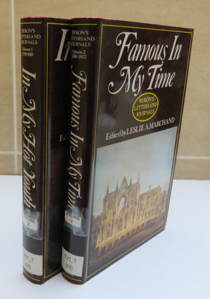 In My Hot Youth and Famous in my Time, Byron's Letters and Journals Volumes I and II, Edited by Lesl book image 2