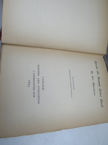 Beside The Bonnie Brier Bush By Ian Maclaren 1895 book image 4