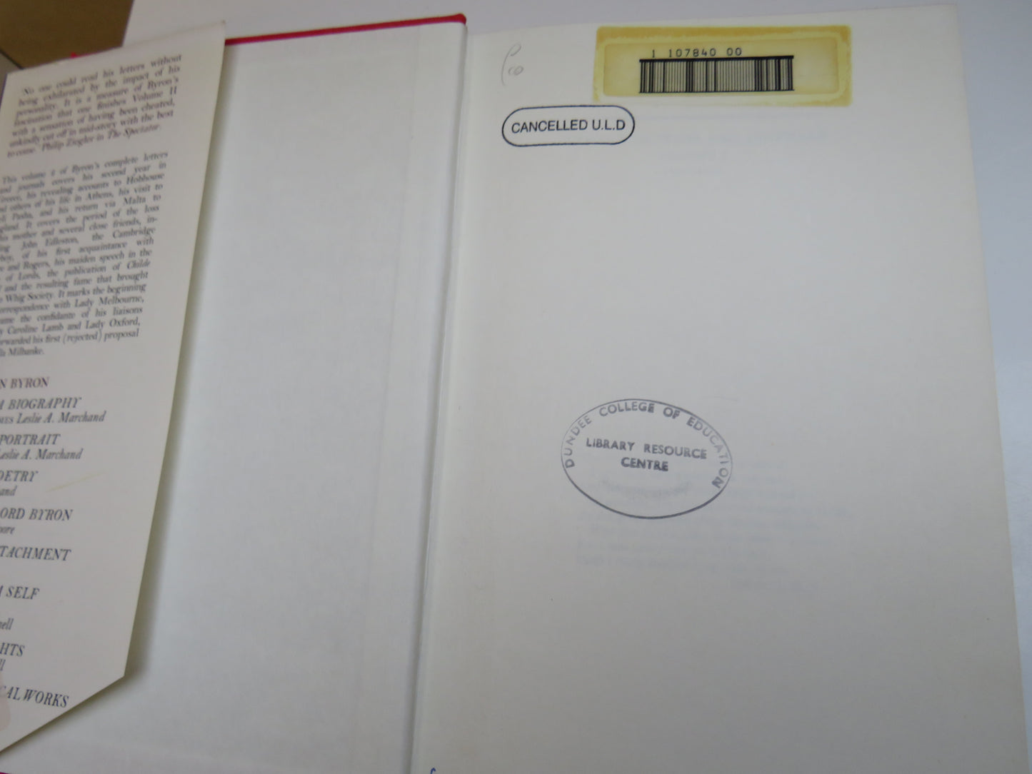 In My Hot Youth and Famous in my Time, Byron's Letters and Journals Volumes I and II, Edited by Leslie A. Marchand, 1974