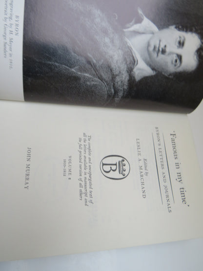 In My Hot Youth and Famous in my Time, Byron's Letters and Journals Volumes I and II, Edited by Lesl book image 5