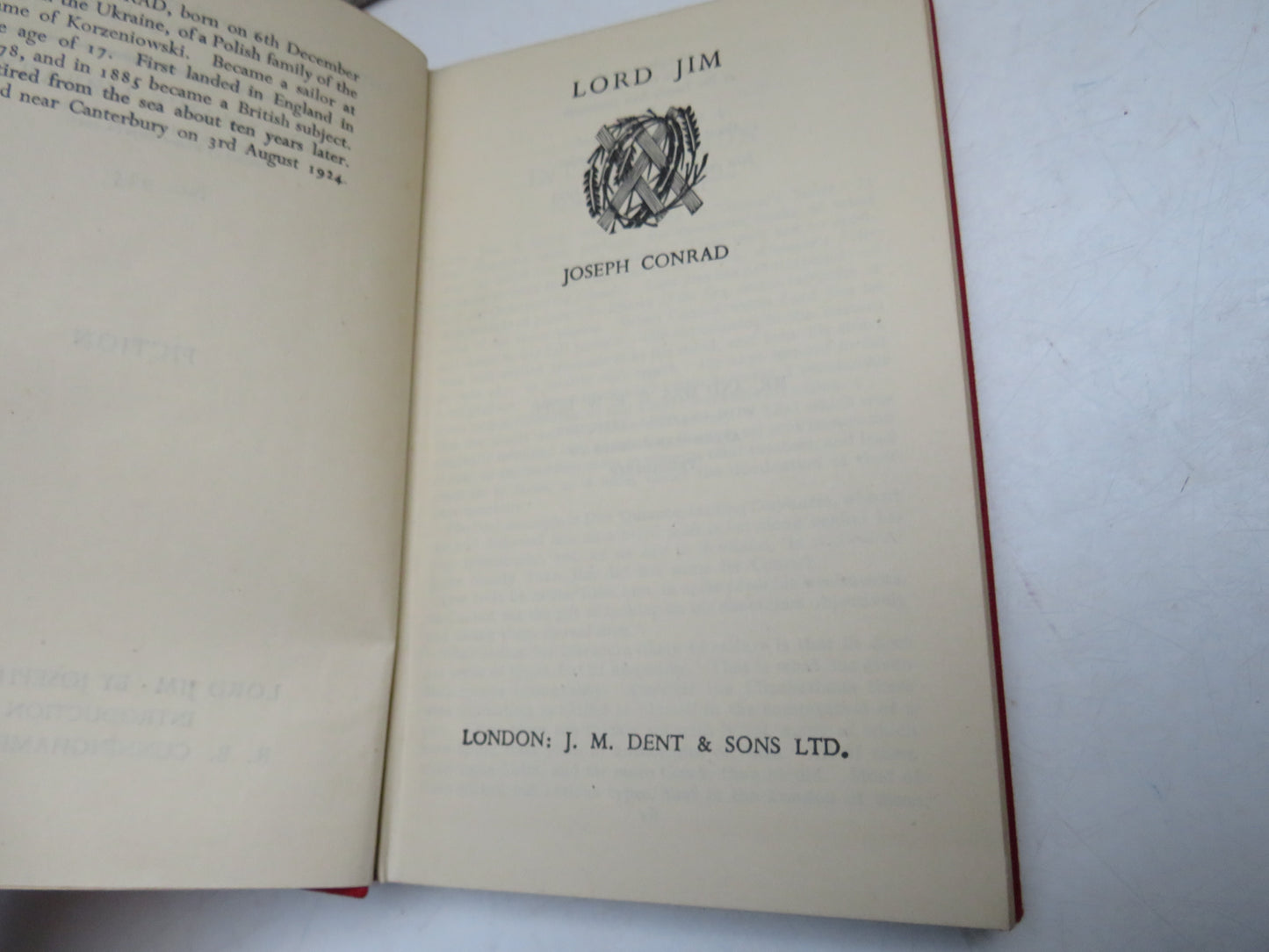 Lord Jim By Joseph Conrad 1946