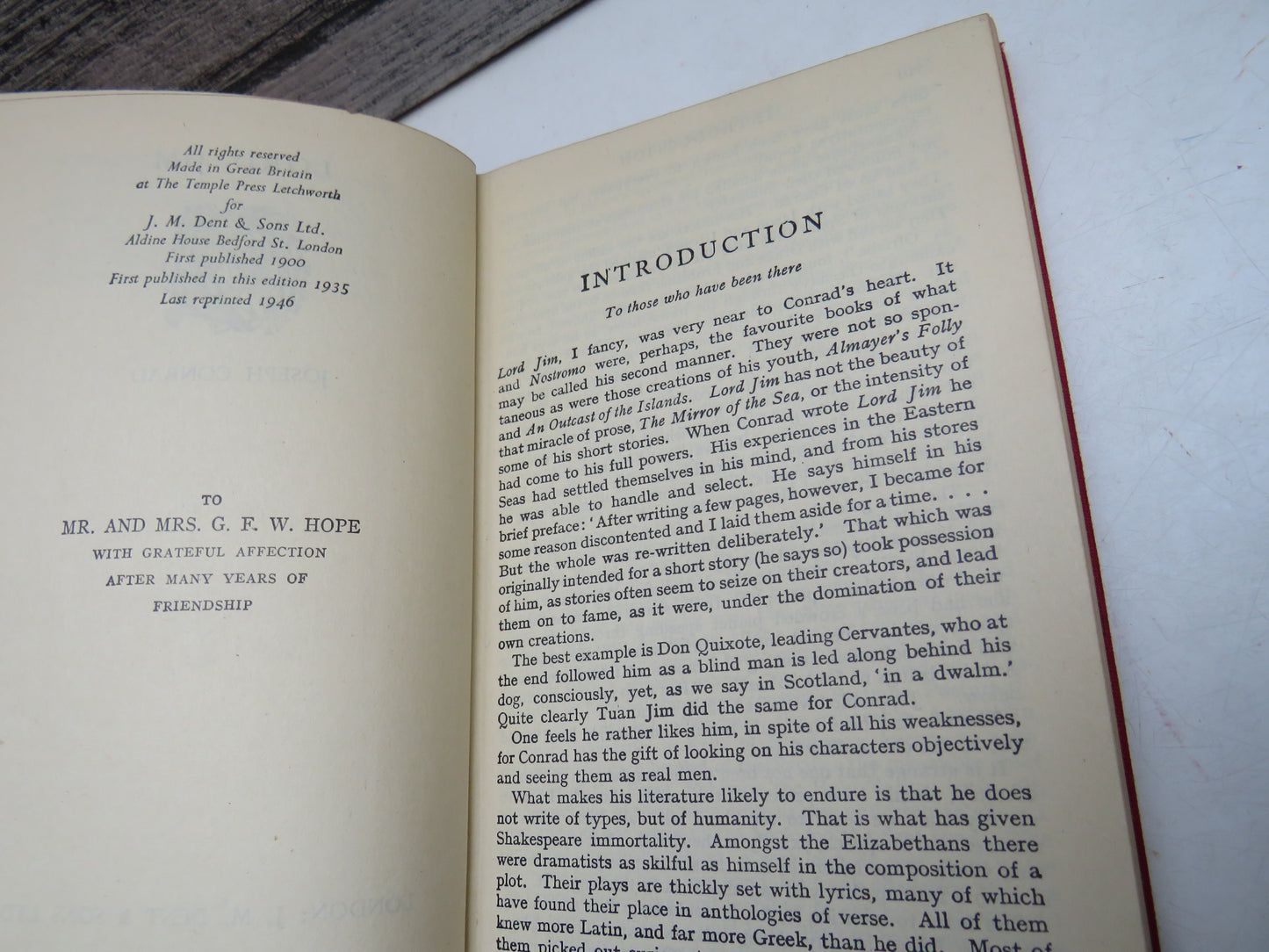 Lord Jim By Joseph Conrad 1946