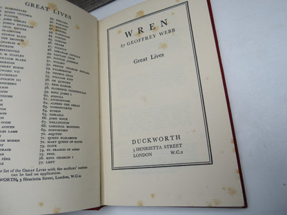 Wren By Geoffrey Webb "Great Lives"