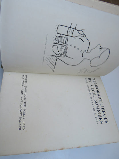 Temporary Heroes By Cecil Sommers With Illustrations By The Author 1917 book image 3