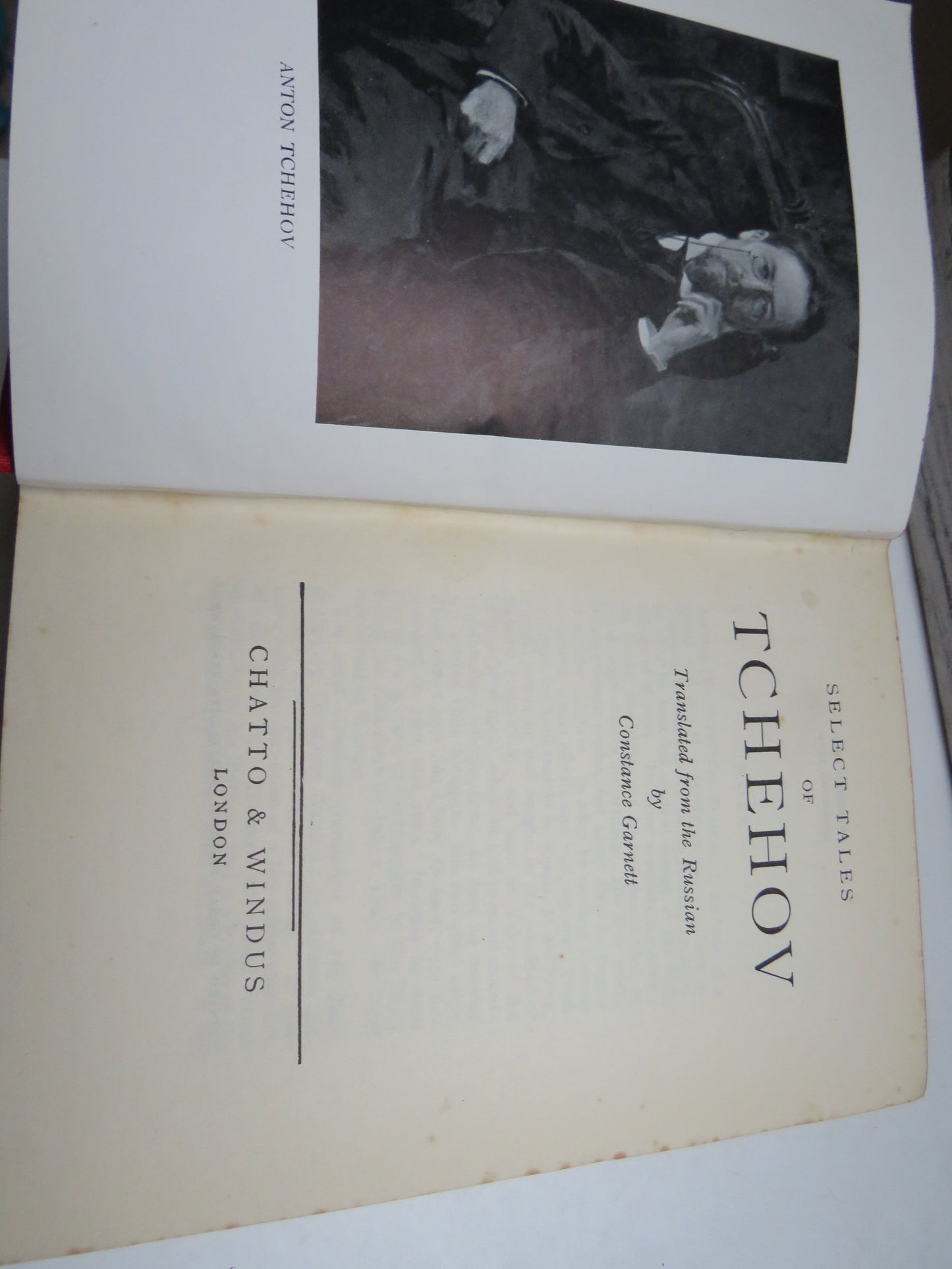 Select Tales of Tchehov Translated From The Russian By Constance Grace 1929