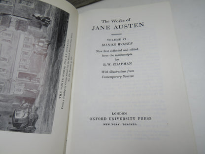 The Works of Jane Austen Volume VI Minor Works 1972
