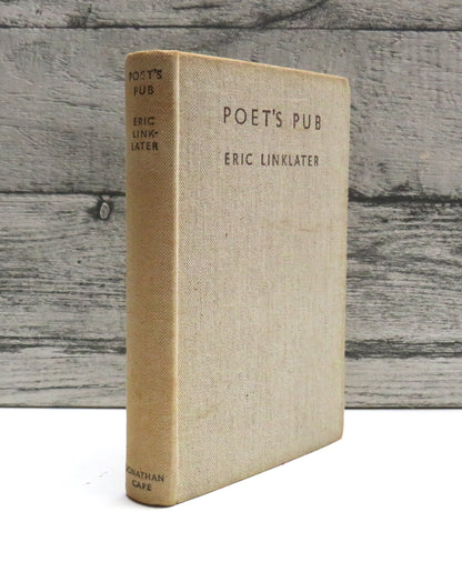 Poet's Pub By Eric Linklater 1934