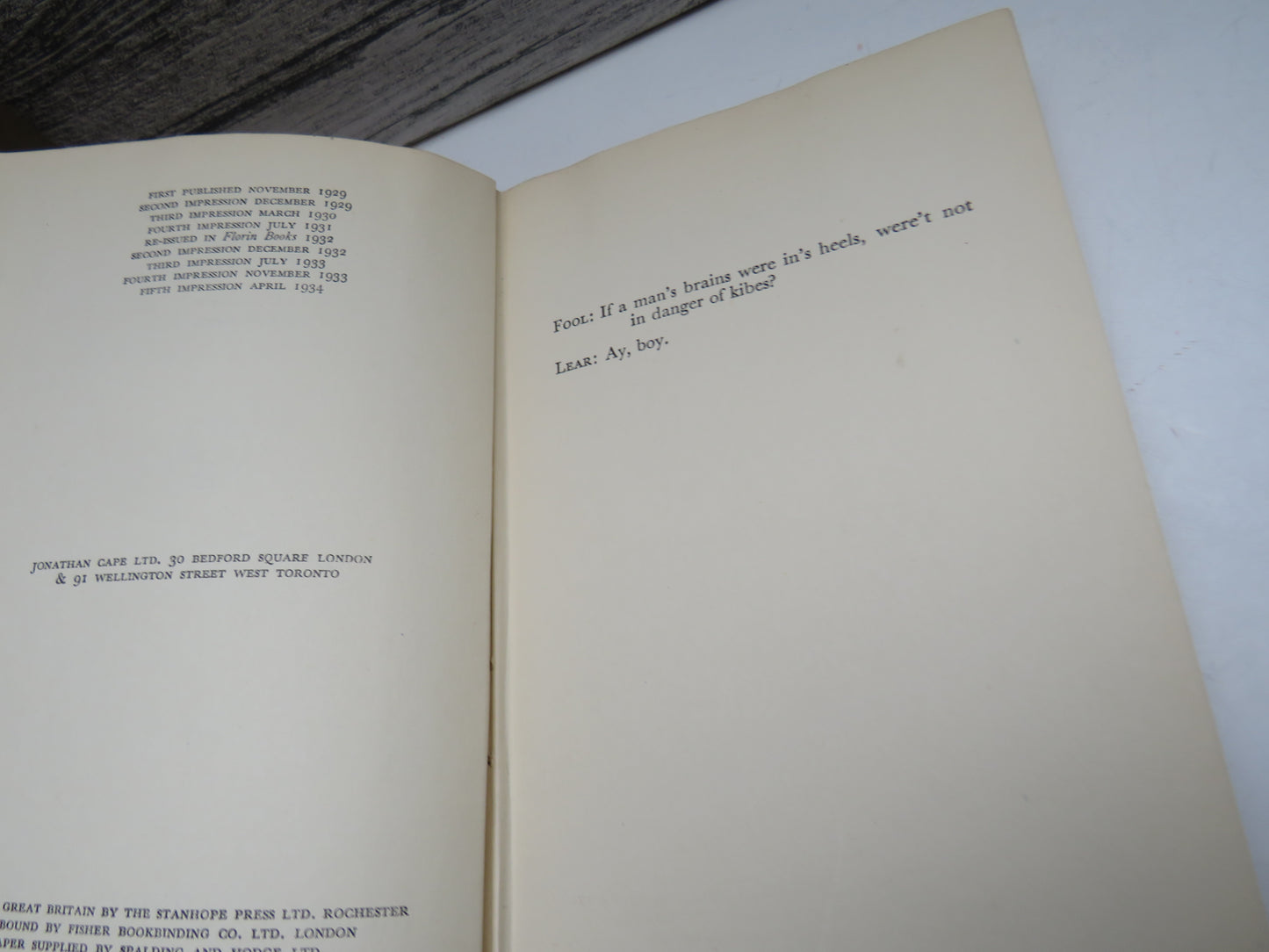 Poet's Pub By Eric Linklater 1934