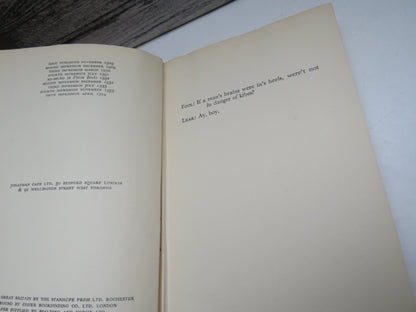 Poet's Pub By Eric Linklater 1934