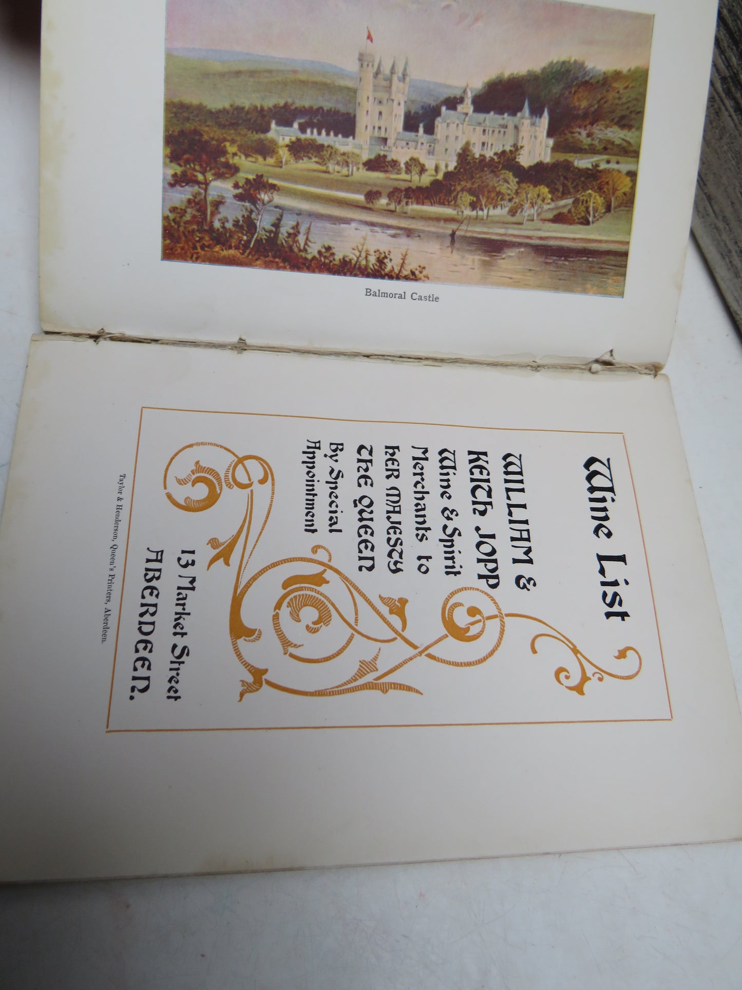 Wine List William & Keith Jopp Wine & Spirit Merchants Aberdeen