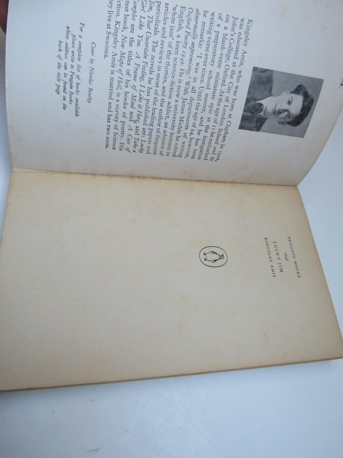 Lucky Jim By Kingsley Amis 1961 Penguin Books