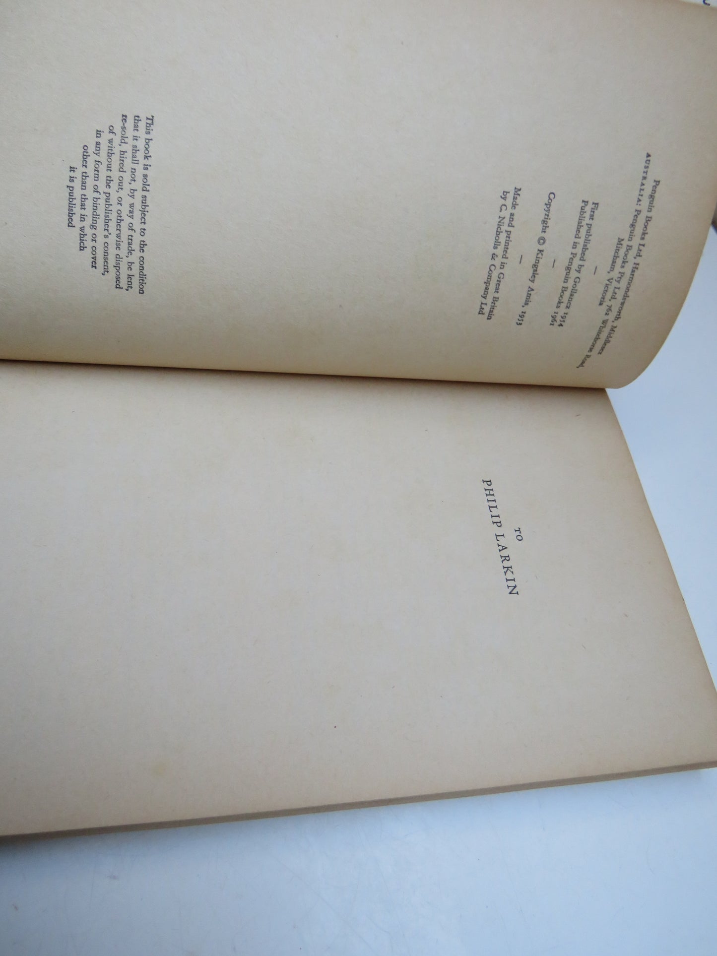 Lucky Jim By Kingsley Amis 1961 Penguin Books