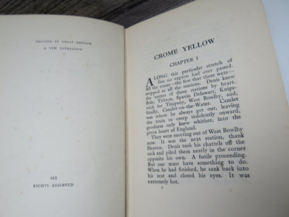 Crome Yellow By Aldous Huxley 1934