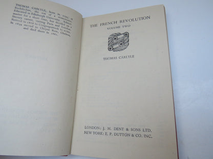 The French Revolution Volume Two By Thomas Carlyle 1944 book image 4