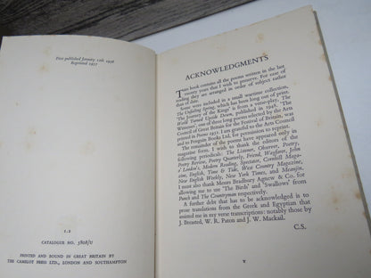 The Witness and Other Poems By Clive Sansom 1957