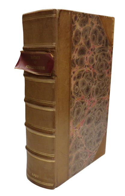 History of Stirlingshire By The Rev. William Nimmo 1817 2nd Edition book front cover