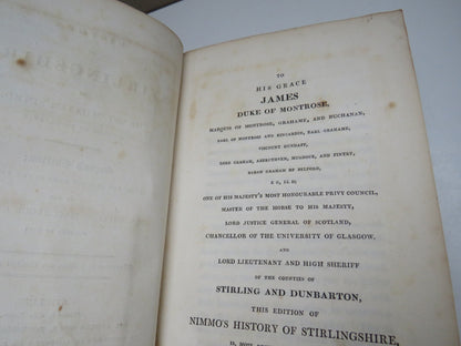 History of Stirlingshire By The Rev. William Nimmo 1817 2nd Edition book image 8