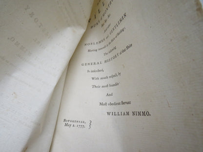 A General History of Stirlingshire With Natural History of the Shire By William Nimmo 1777 book image 6