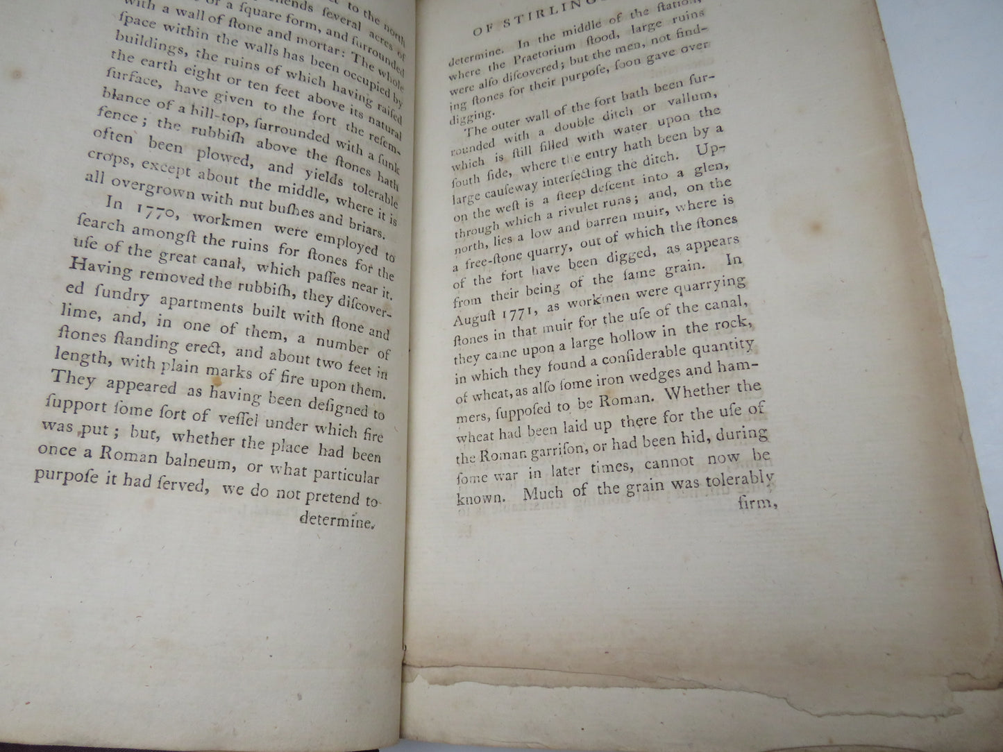 A General History of Stirlingshire With Natural History of the Shire By William Nimmo 1777