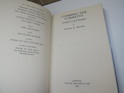 Climbing The Corbetts, Scotland's 2,500ft Summits by Hamish M. Brown, 1988 book image 3