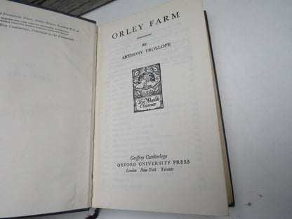Orley Farm By Anthony Trollope 1956