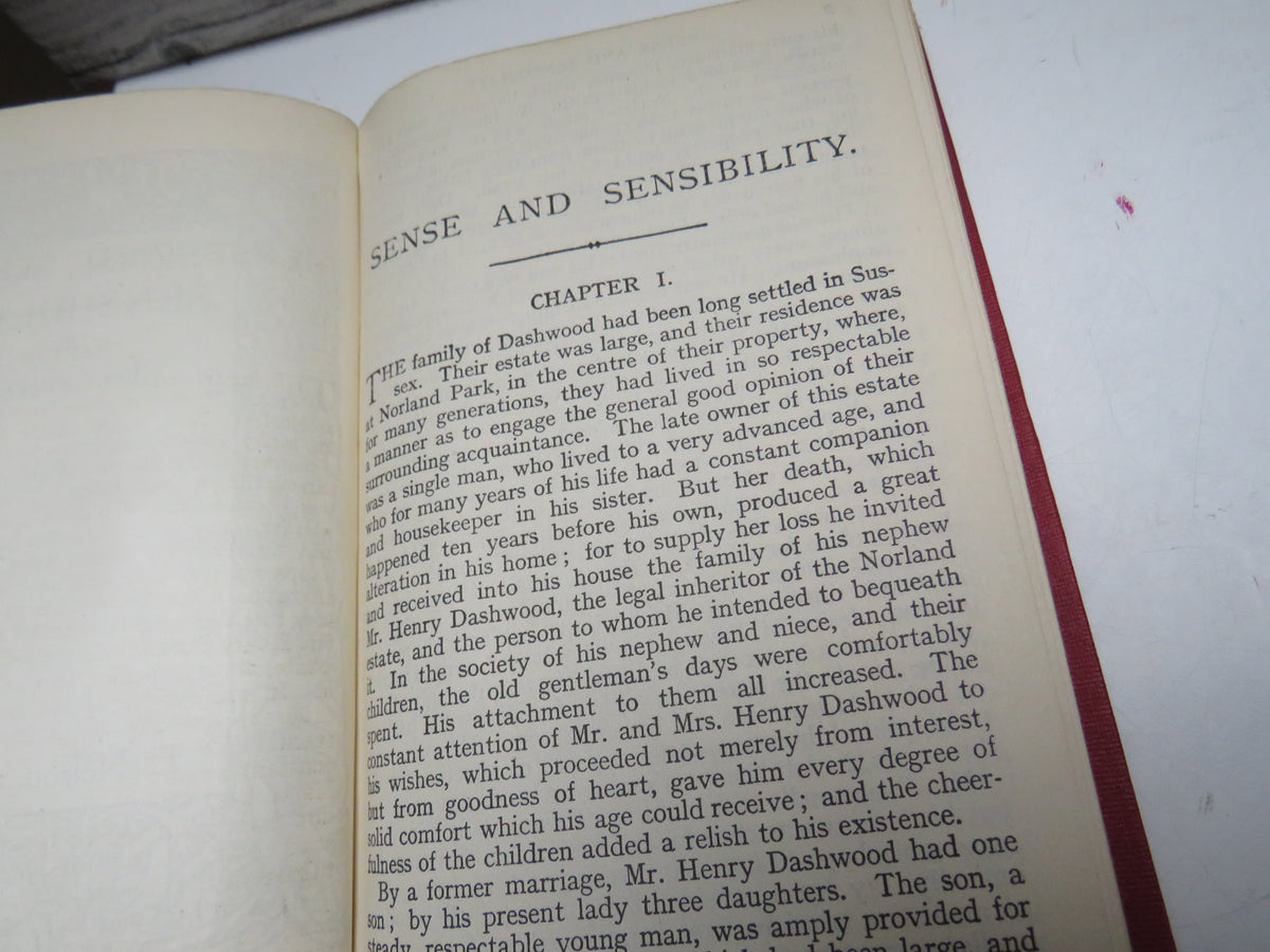 Sense and Sensibility By Jane Austen - Vintage Book